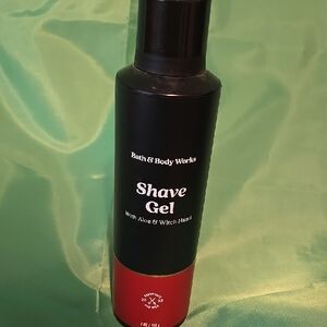 Bath & Body Works Men Black & Red Shave Gel Bottle